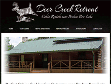 Tablet Screenshot of deercrkretreat.com